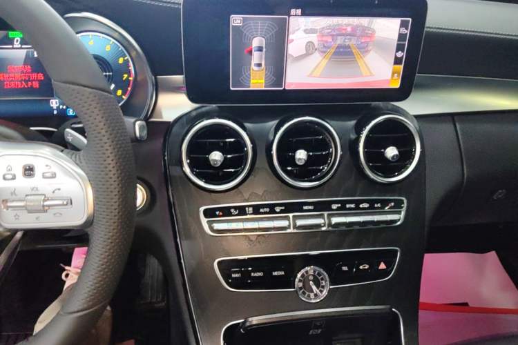 Used Mercedes-Benz C-Class 2021 C 260 L Sport Edition Star Collection Audio And AC Panel