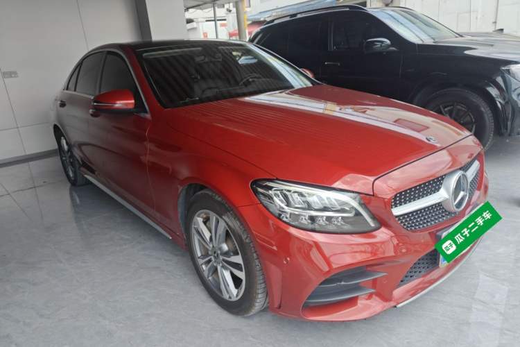 Used Mercedes-Benz C-Class 2021 C 200 L Fashion Edition Sport Version Front Right 45 Deg