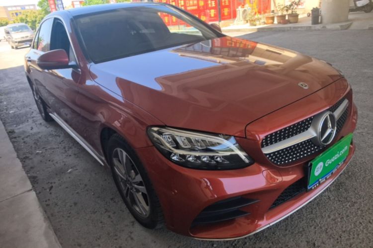 Used Mercedes-Benz C-Class 2021 C 200 L Fashion Edition Sport Version Front Right 45 Deg