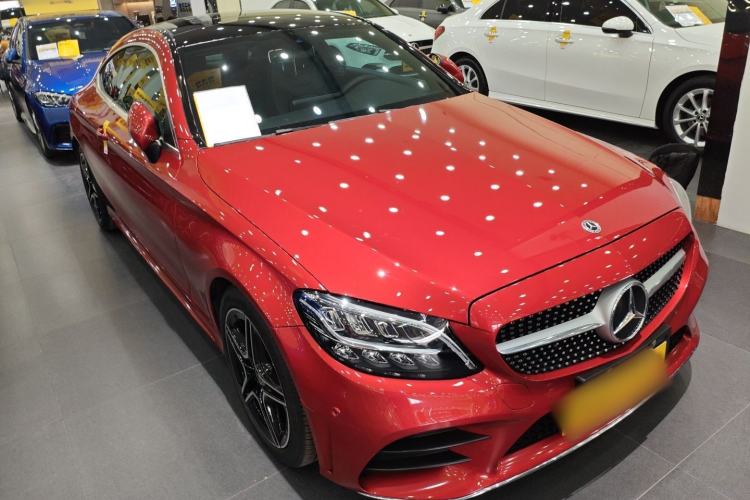 Used Mercedes-Benz C-Class 2021 C 260 Coupe Front Right 45 Deg