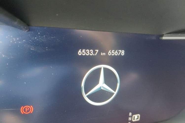 Used Mercedes-Benz C-Class 2021 C 260 Star Edition Odometer Close Up