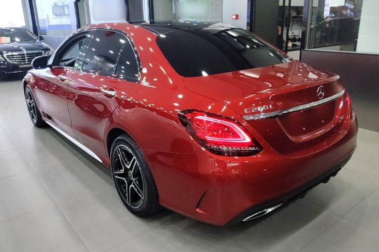 Used Mercedes-Benz C-Class 2021 C 260 L Sport Edition Star Collection Rear Left 45 Deg