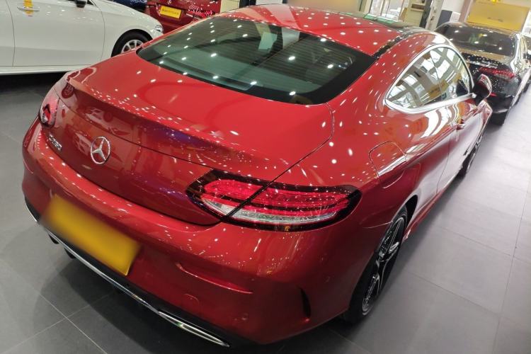 Used Mercedes-Benz C-Class 2021 C 260 Coupe Rear Right 45 Deg