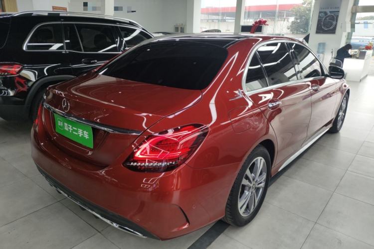 Used Mercedes-Benz C-Class 2021 C 200 L Fashion Edition Sport Version Rear Right 45 Deg