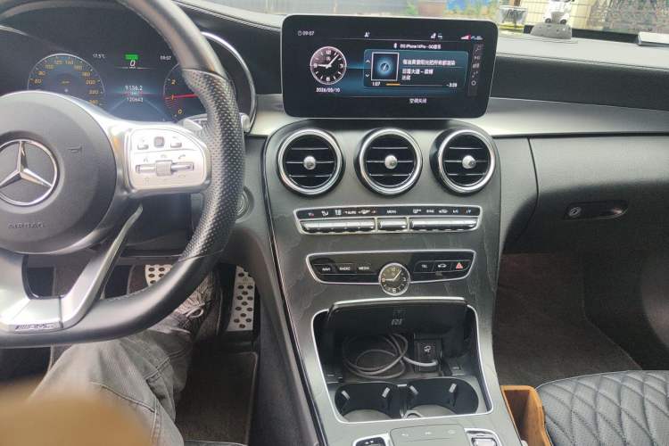 Used Mercedes-Benz C-Class 2021 C 260 L Sport Edition Star Collection Audio And AC Panel