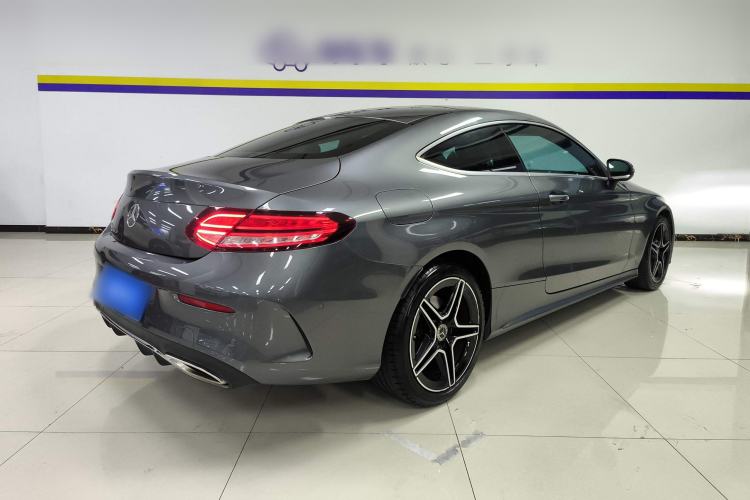 Used Mercedes-Benz C-Class 2021 C 200 Coupe Rear Right 45 Deg