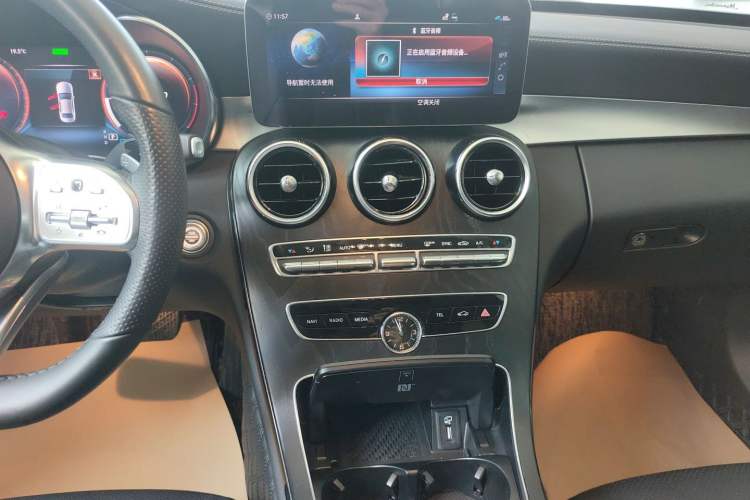Used Mercedes-Benz C-Class 2021 C 260 L Sport Edition Star Collection Audio And AC Panel