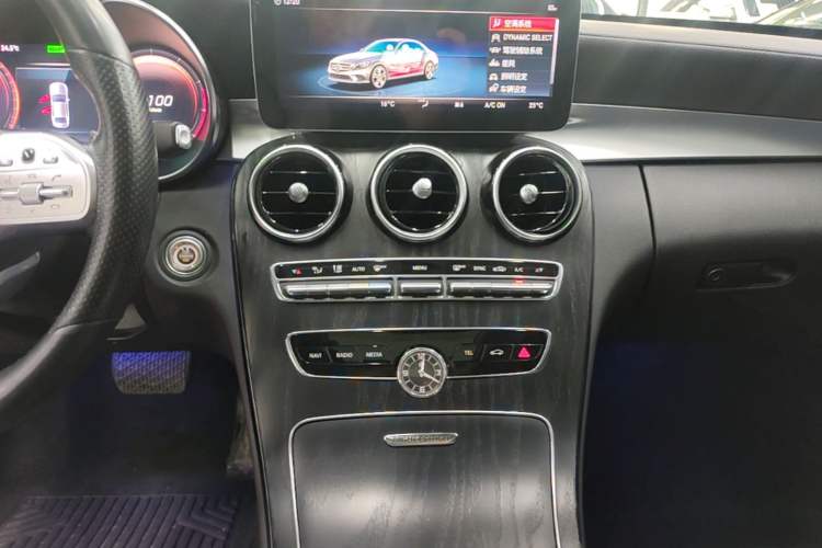 Used Mercedes-Benz C-Class 2021 C 260 L Sport Edition Star Collection Audio And AC Panel