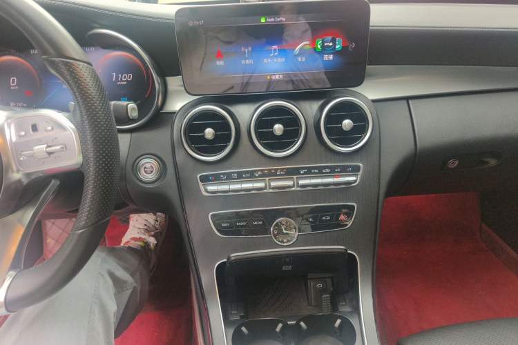 Used Mercedes-Benz C-Class 2021 C 260 L Sport Edition Star Collection Audio And AC Panel