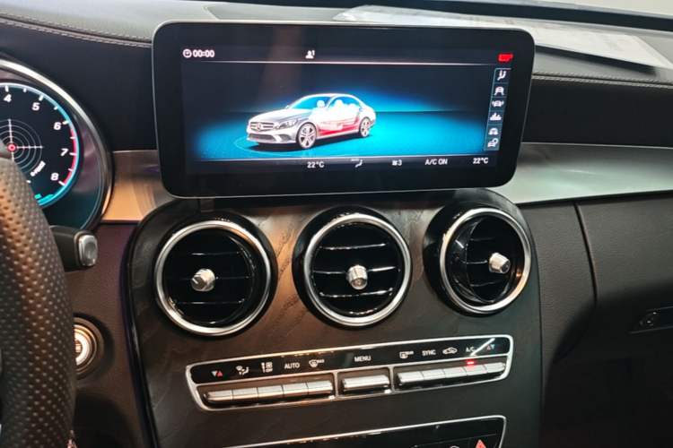Used Mercedes-Benz C-Class 2021 C 260 L Sport Edition Star Collection Audio And AC Panel