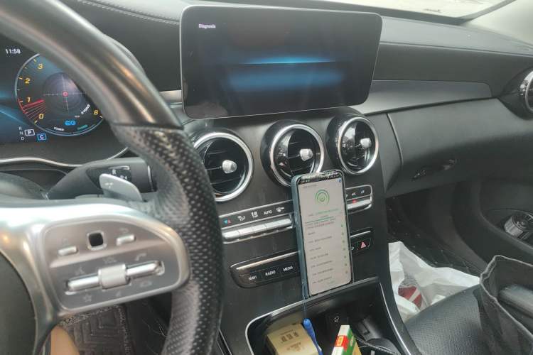 Used Mercedes-Benz C-Class 2021 C 260 L Sport Edition Audio And AC Panel