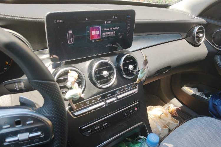 Used Mercedes-Benz C-Class 2021 C 200 L Fashion Edition Sport Version Audio And AC Panel