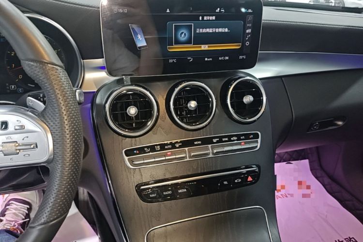 Used Mercedes-Benz C-Class 2021 C 260 L Sport Edition Audio And AC Panel