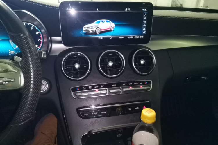 Used Mercedes-Benz C-Class 2021 C 260 L Sport Edition Audio And AC Panel