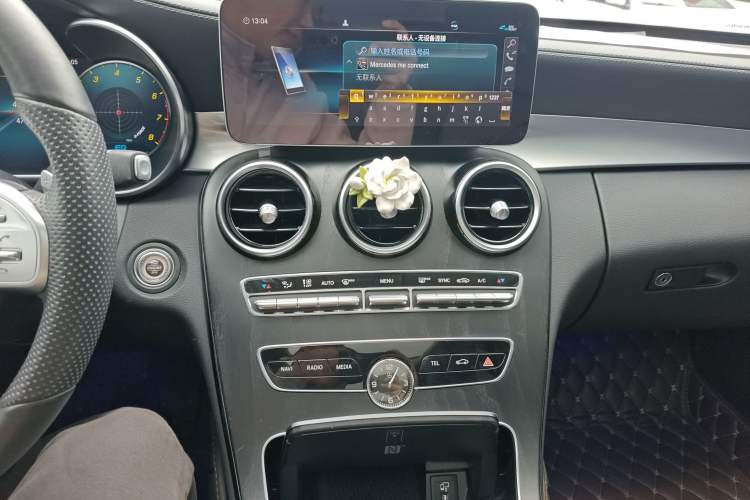 Used Mercedes-Benz C-Class 2021 C 260 L Sport Edition Star Collection Audio And AC Panel