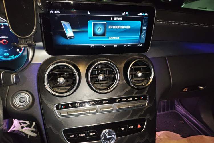 Used Mercedes-Benz C-Class 2021 C 260 L Sport Edition Star Collection Audio And AC Panel