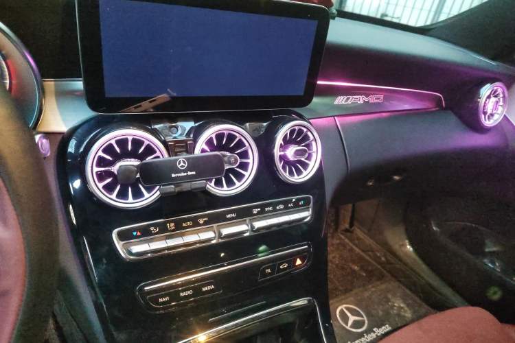 Used Mercedes-Benz C-Class 2021 C 260 Star Edition Audio And AC Panel