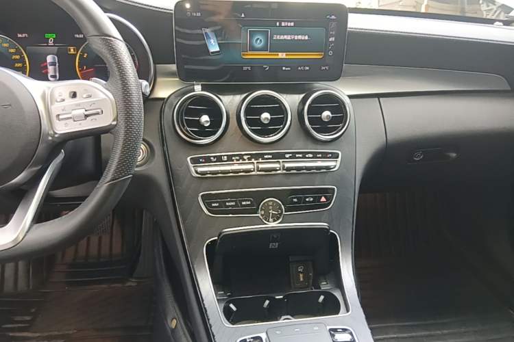 Used Mercedes-Benz C-Class 2021 C 260 L Sport Edition Star Collection Audio And AC Panel