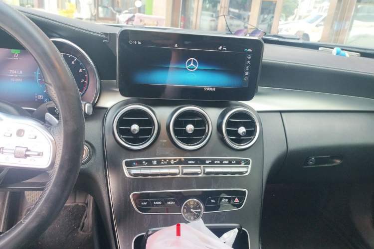 Used Mercedes-Benz C-Class 2021 C 260 L Sport Edition Star Collection Audio And AC Panel