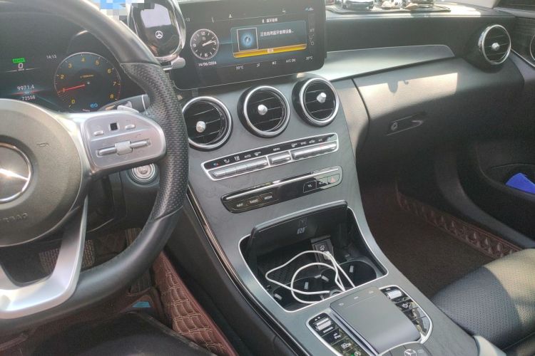 Used Mercedes-Benz C-Class 2021 C 260 L Sport Edition Audio And AC Panel