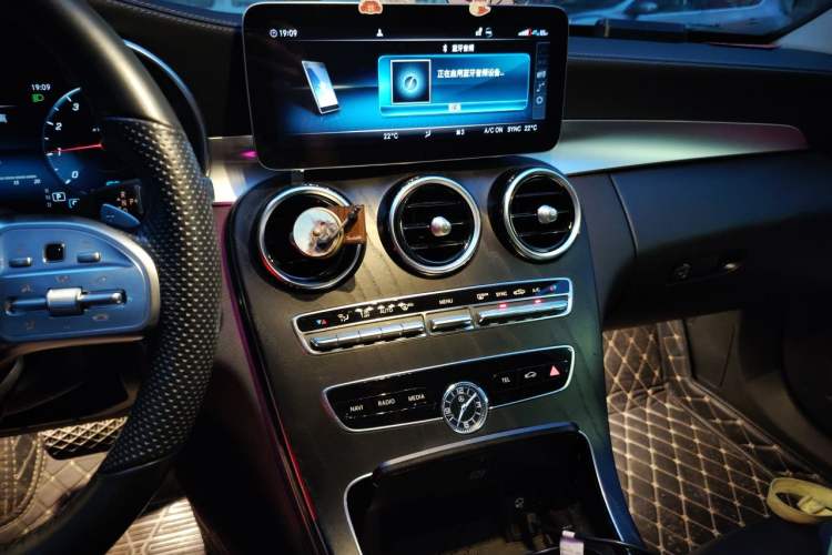 Used Mercedes-Benz C-Class 2021 C 260 L Sport Edition Star Collection Audio And AC Panel