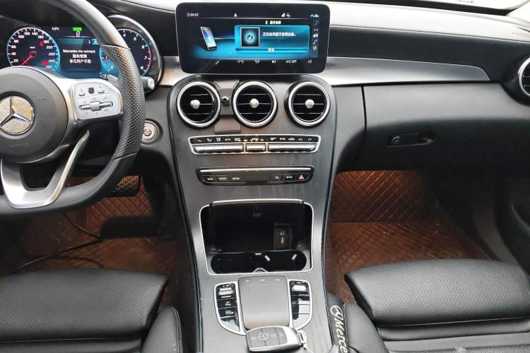 Used Mercedes-Benz C-Class 2021 C 260 L Sport Edition Audio And AC Panel
