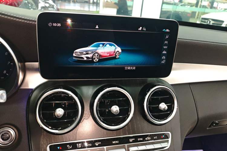 Used Mercedes-Benz C-Class 2021 C 200 L Fashion Edition Sport Version Audio And AC Panel