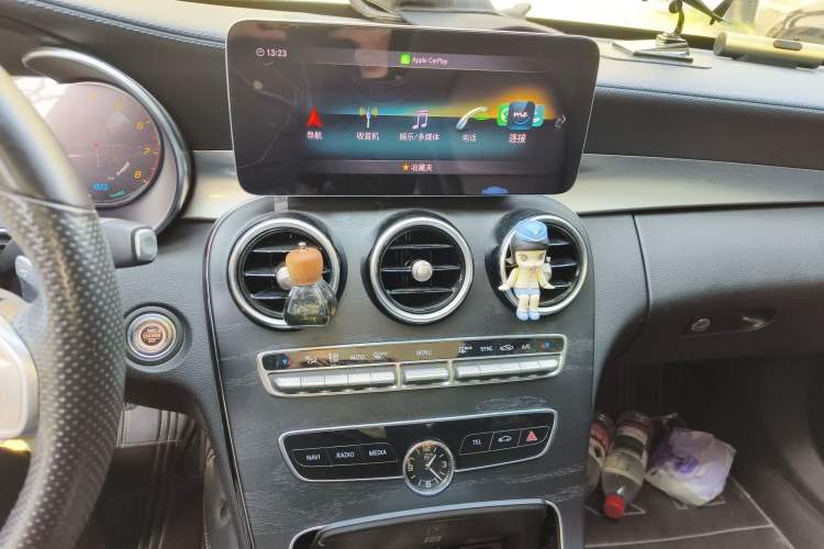 Used Mercedes-Benz C-Class 2021 C 260 L Sport Edition Star Collection Audio And AC Panel
