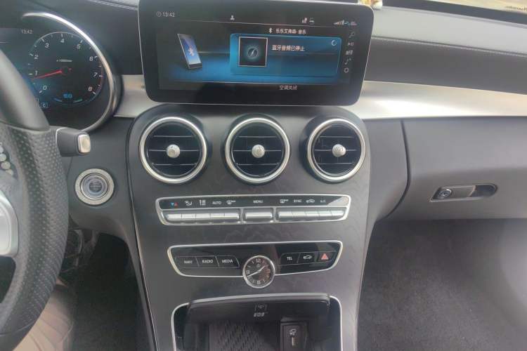 Used Mercedes-Benz C-Class 2021 C 260 L Sport Edition Star Collection Audio And AC Panel