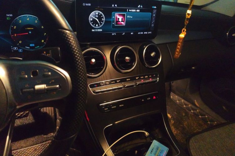 Used Mercedes-Benz C-Class 2021 C 260 L Sport Edition Audio And AC Panel