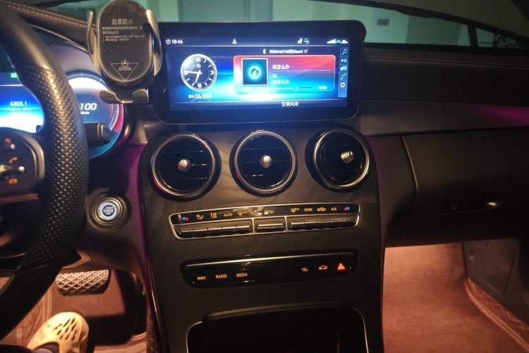 Used Mercedes-Benz C-Class 2021 C 260 L Sport Edition Audio And AC Panel