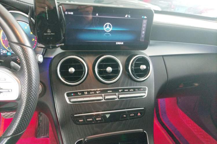 Used Mercedes-Benz C-Class 2021 C 200 L Fashion Edition Sport Version Audio And AC Panel