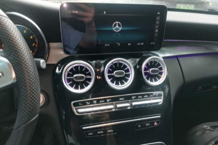 Used Mercedes-Benz C-Class 2021 C 260 Star Edition Audio And AC Panel