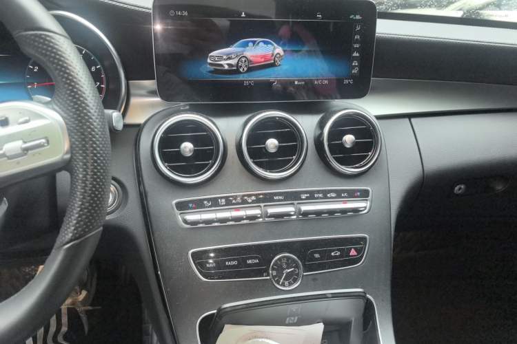 Used Mercedes-Benz C-Class 2021 C 260 L Sport Edition Star Collection Audio And AC Panel