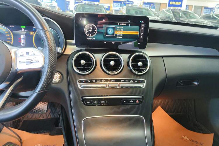 Used Mercedes-Benz C-Class 2021 C 260 L Sport Edition Audio And AC Panel
