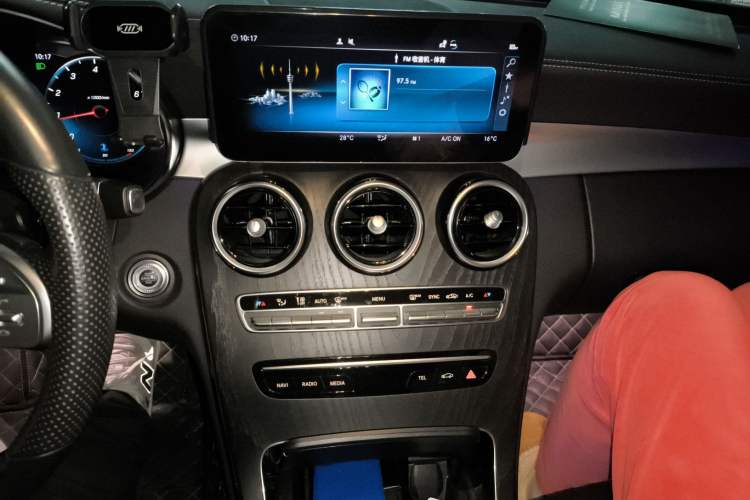 Used Mercedes-Benz C-Class 2021 C 200 L Fashion Edition Sport Version Audio And AC Panel