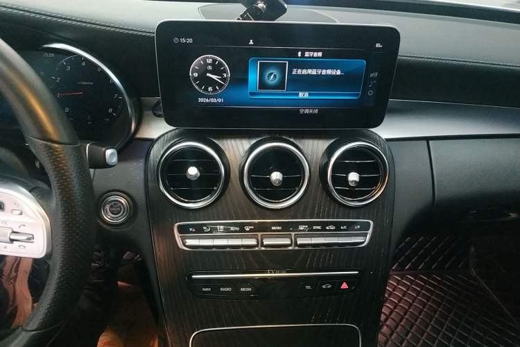 Used Mercedes-Benz C-Class 2021 C 200 L Fashion Edition Sport Version Audio And AC Panel