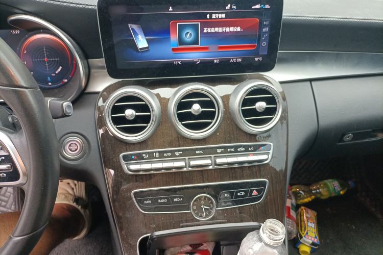 Used Mercedes-Benz C-Class 2021 C 200 L Fashion Model Audio And AC Panel