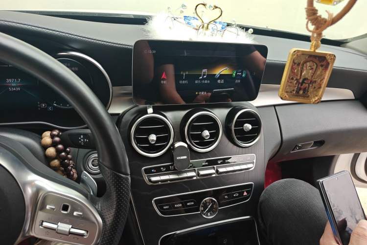 Used Mercedes-Benz C-Class 2021 C 260 L Sport Edition Star Collection Audio And AC Panel