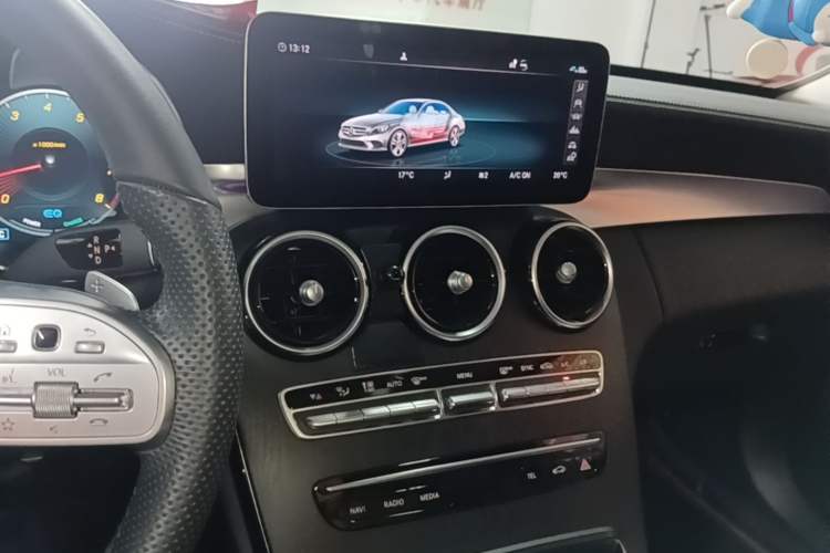 Used Mercedes-Benz C-Class 2021 C 260 L Sport Edition Audio And AC Panel