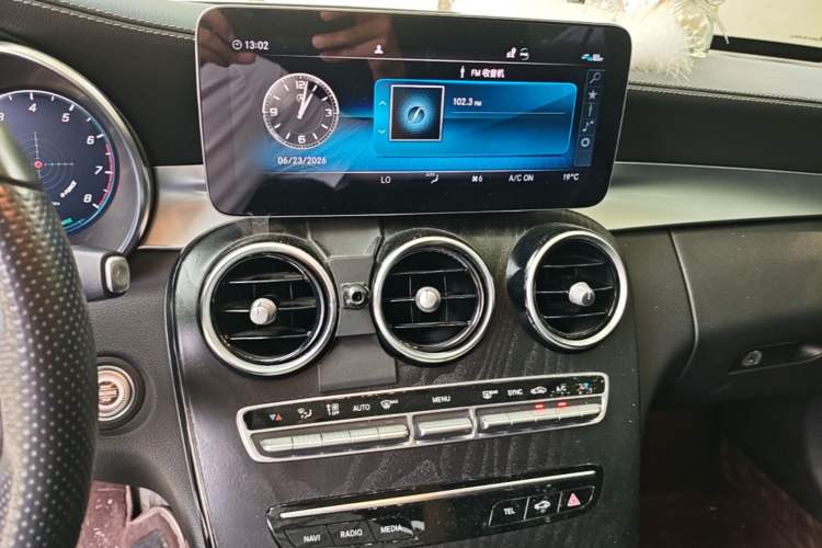 Used Mercedes-Benz C-Class 2021 C 260 L Sport Edition Audio And AC Panel