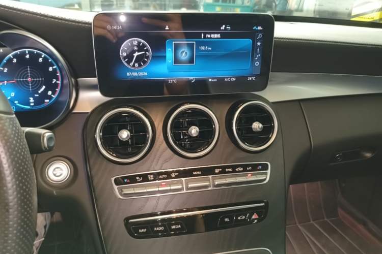 Used Mercedes-Benz C-Class 2021 C 200 L Fashion Edition Sport Version Audio And AC Panel