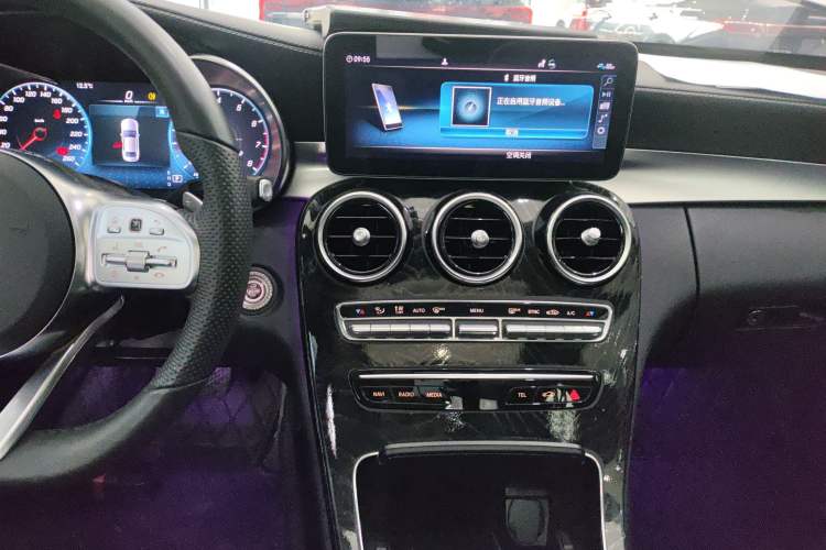 Used Mercedes-Benz C-Class 2021 C 200 L Fashion Edition Sport Version Audio And AC Panel