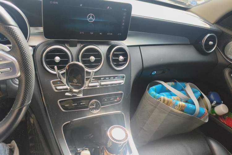 Used Mercedes-Benz C-Class 2021 C 260 L Sport Edition Star Collection Audio And AC Panel