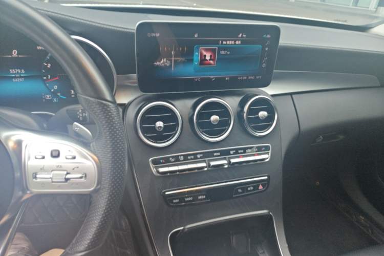 Used Mercedes-Benz C-Class 2021 C 200 L Fashion Edition Sport Version Audio And AC Panel