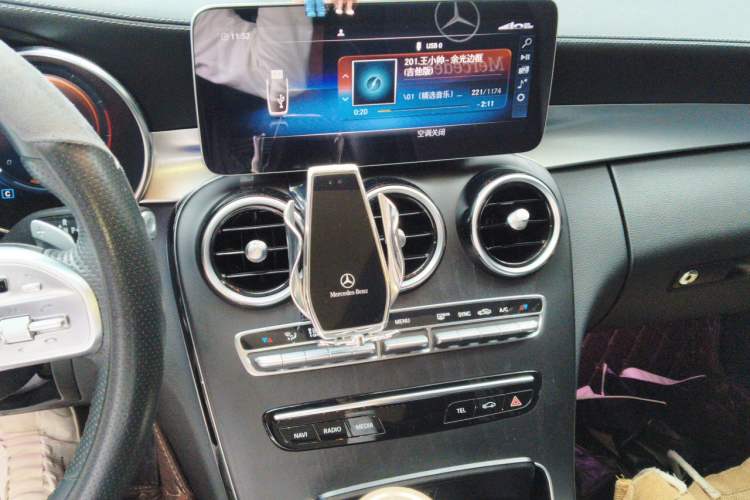 Used Mercedes-Benz C-Class 2021 C 260 L Sport Edition Audio And AC Panel