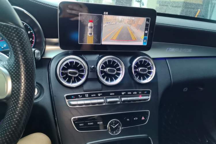 Used Mercedes-Benz C-Class 2021 C 260 L Sport Edition Star Collection Audio And AC Panel