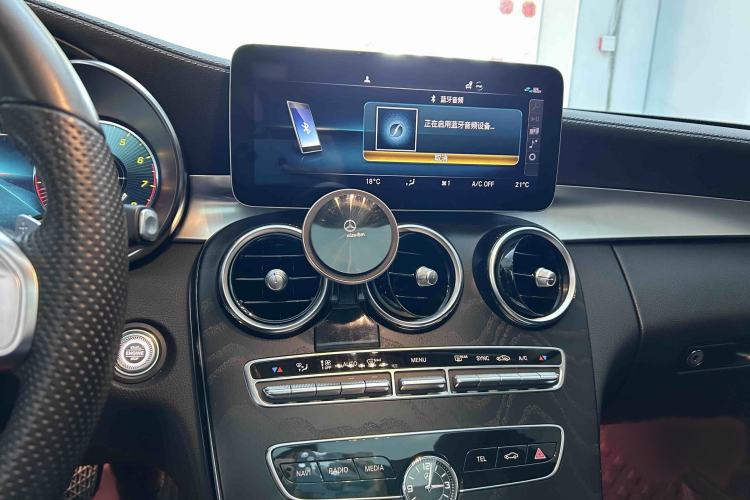 Used Mercedes-Benz C-Class 2021 C 260 L Sport Edition Star Collection Audio And AC Panel