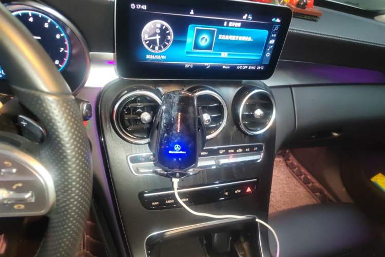 Used Mercedes-Benz C-Class 2021 C 200 L Fashion Edition Sport Version Audio And AC Panel