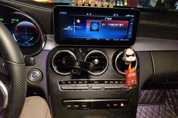 Used Mercedes-Benz C-Class 2021 C 260 L Sport Edition Audio And AC Panel